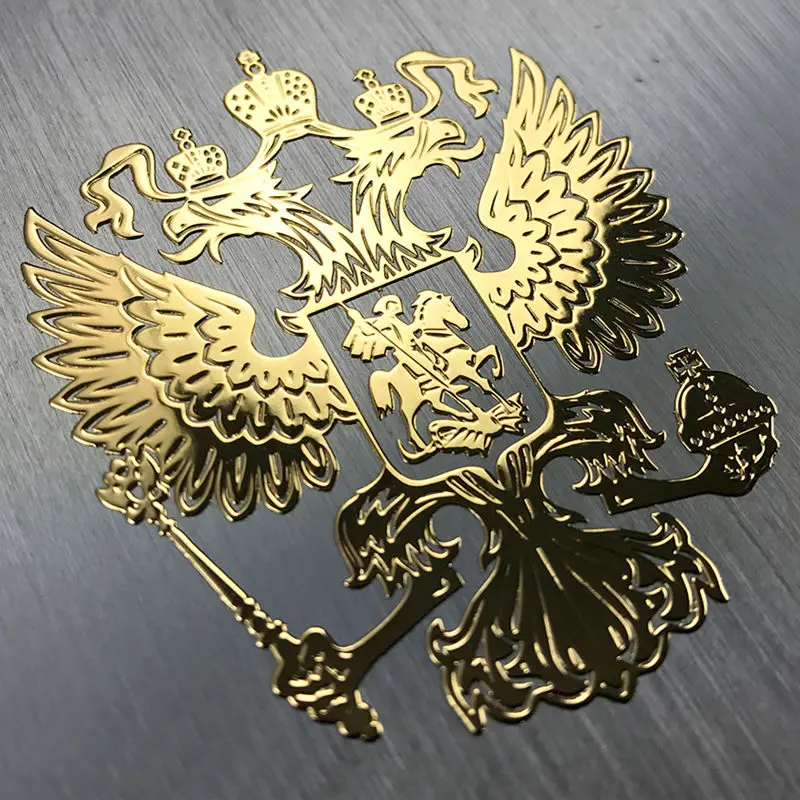 

Cool Vehicle Auto Sticker - RU Eagle Emblem - Die Cut Decal Bumper Sticker For Windows, Cars, Trucks, Laptops, 9cm*8.5cm