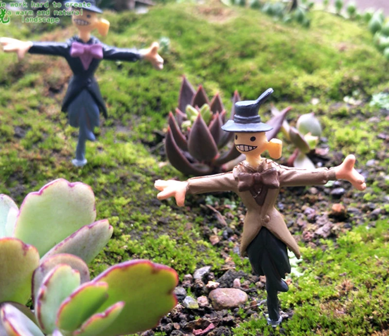 10 шт. подвижный замок тропический Фотофон украшение для горшка мини jardins из