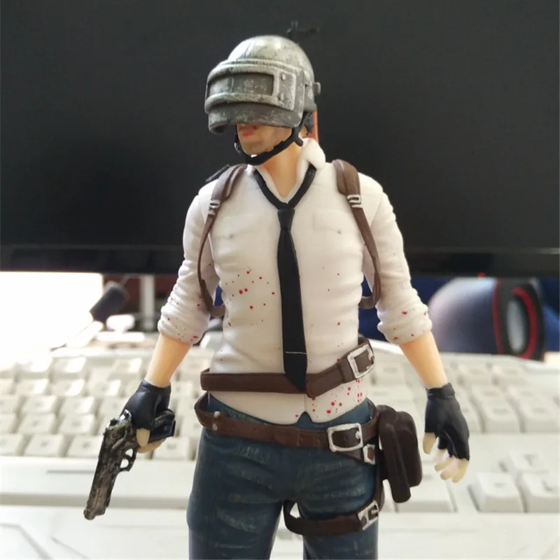  PUBG Playerunknown's Battlegrounds Around 6 inch doll Male role spot to eat chicken tonight plastic