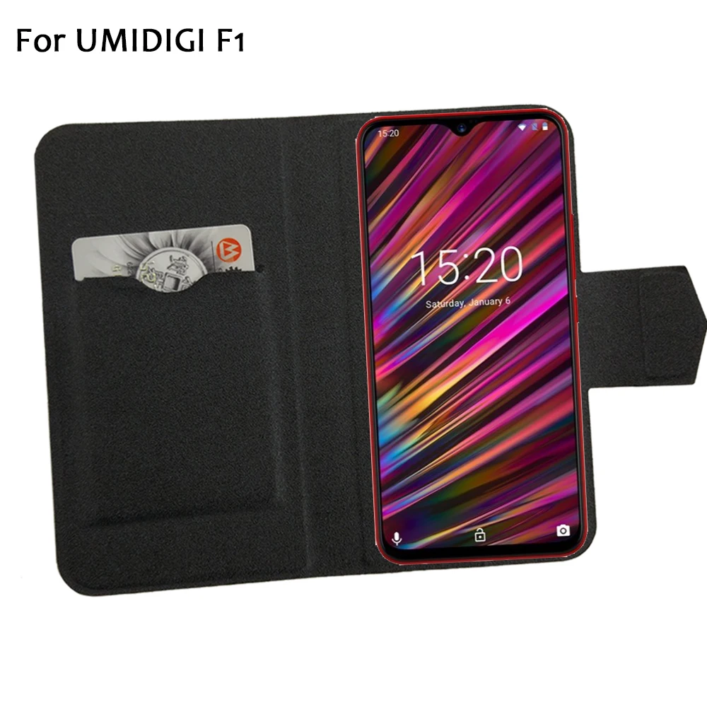 

5 Colors Hot! UMIDIGI F1 Case Phone Leather Cover,Factory Price Protective Full Flip Stand Leather Phone Shell Cases