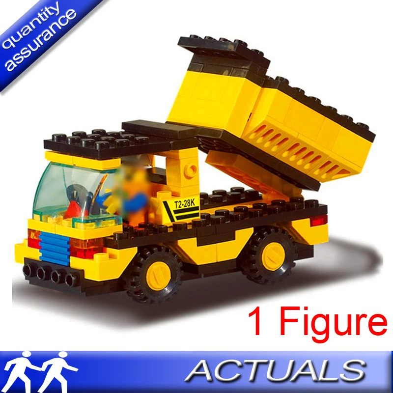 

Compatible With Lego 93 Pcs Excavator Building Block Dumper Car Eductional Toys Sluban Building Block DIY Brick For Child 60072