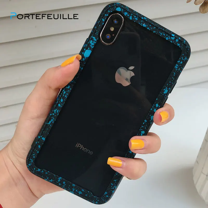 Portefeuille Bumper Case for iPhone X Slim Design Rubber Protective Frame Bumper For iPhone 7 plus 8 6 6S 8plus capa Accessories (5)