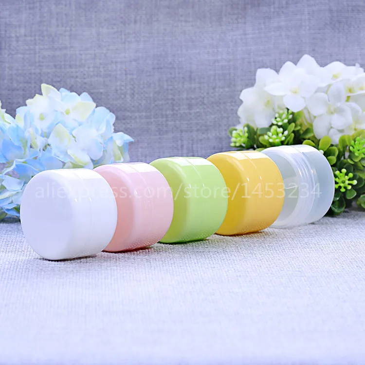 

5 Colors Empty Makeup Cosmetic Cream Lotion Bottle Container Travel Packing Tools Jar Case Pot