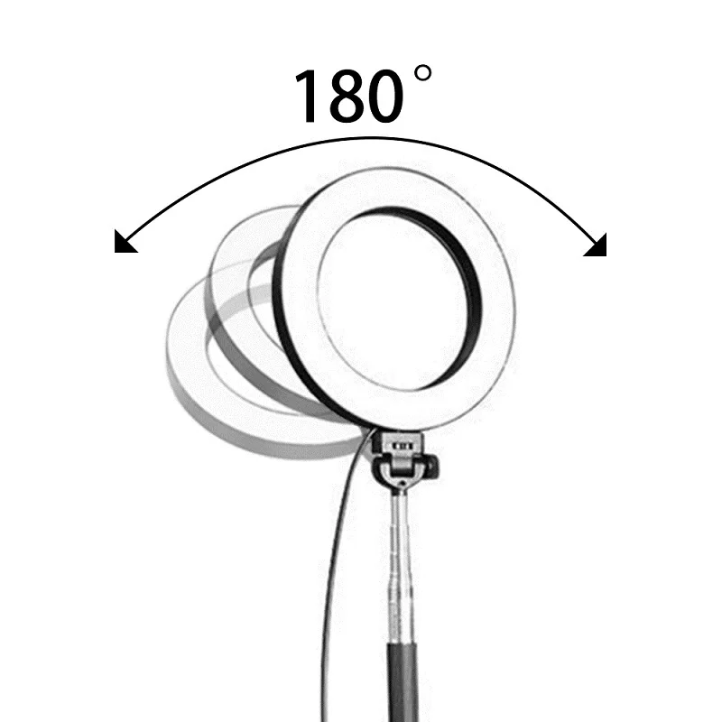 TRAVOR кольцевой светильник 8 дюймов светодиодный светильник на каждый день, 3 цвета Плавная тусклая USB разъем с Штатив для студийной фотографии selfie Ring светильник