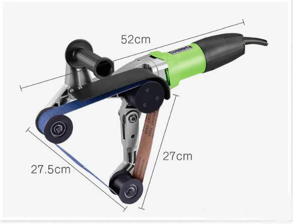 Электрическая трубка ленточная шлифовальная машина для труб, электрический ремень шлифовальная машина
