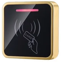 Metal elegante 125 khz RFID controle de acesso com cartão de EM/ID, suppport wiegand dentro e fora, de acesso ao cartão de proximidade