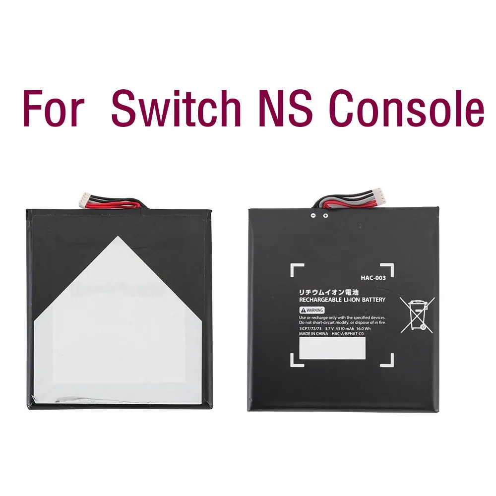 

High quality Brand 3.7V 4310mAh Rechargeable Battery Pack Built in HAC-003 For Switch NS Console Replacement Parts Power