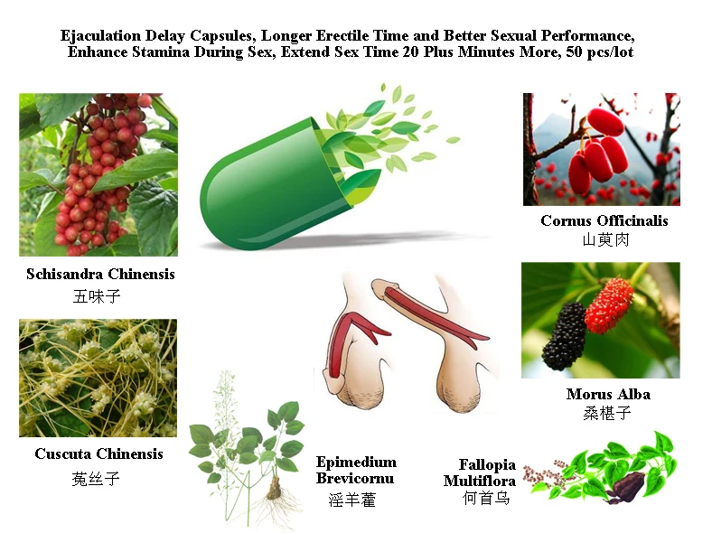 

Natural Herbal Medicines Extraction Caps for Enhance Men Ability, Extend Harden Time, Give Your Loved One a Better Experience