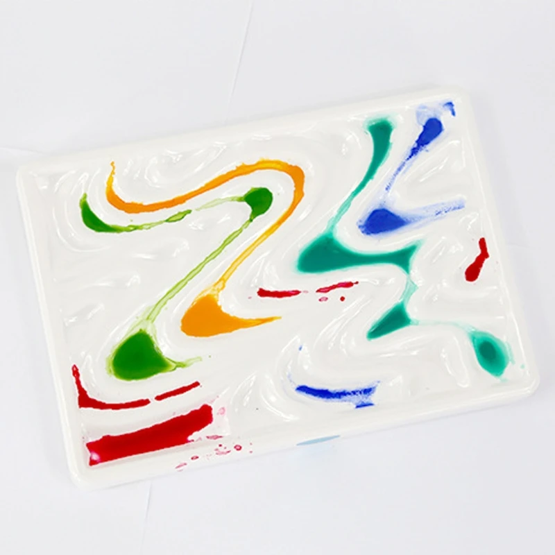 

Imitation Ceramic Watercolor Paint Palette Professional Artist's Drawing Palette