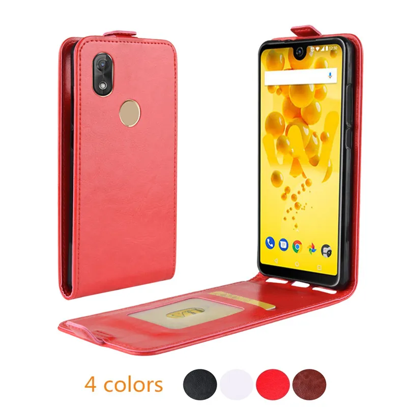 Магнитный кожаный флип чехол для телефона baisxst Wiko View 2 Легкий Ультратонкий сумка