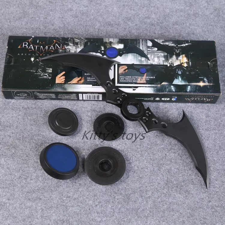NECA DC Comics Batman Arkham Knight Batarang Replica Action Figure with Light Collectible Model Toy