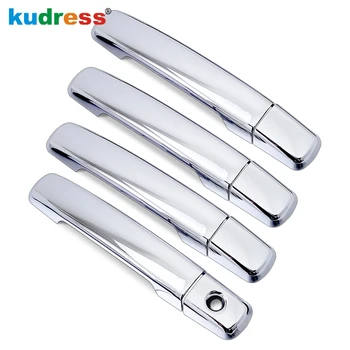 

For Nissan Qashqai Dualis 2007 2008 2009 2010 2011 ABS Chromium Styling Outer Door Handle Catch Cap Moulding Cover Trims 1 hole