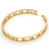 Delicate Hollow Roman Numeral Bracelets & Bangles Titanium Steel Bangle Fine Jewelry For Women Jewelry Pulseiras Top Quality 5