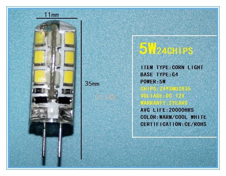 10 шт. G4 Светодиодный светильник-кукуруза постоянного тока 12 В 3 Вт 5 Вт 6 Вт вместо 20 Вт-30 Вт галогенная лампа 360 градусов энергосберегающий светильник хрустальная лампа