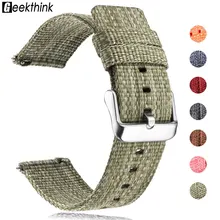 Нейлоновый ремешок для часов samsung Galaxy 42 46 active Watch gear S3 sport S2 Frontier Classic samsung наручные 20 мм спортивные тканые