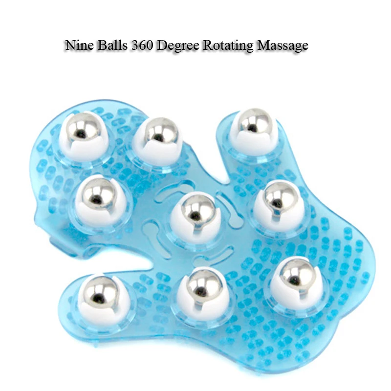 Home Use SPA Use Body Back Leg Massage Tool With Nine Balls for 360 ...