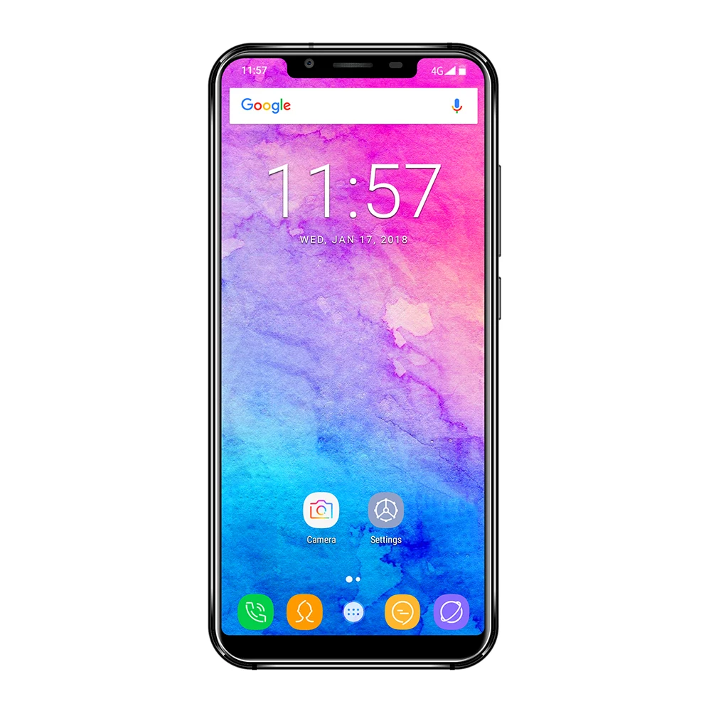 OUKITEL U18 смартфон 5 85 ''HD 21:9 + Android 7 0 MTK6750T Octa Core 4 GB 64 4000 mAh 16MP 13MP отпечатков пальцев