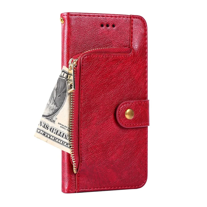 

Flip Book Zipper Wallet PU Leather Fundas Case Cover for iPhone 11 Pro Max 6S Plus 7 7Plus X XS XR XS Max 8 Plus