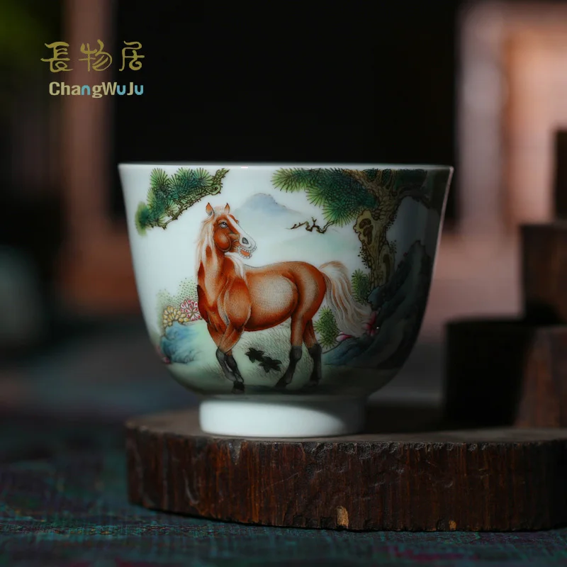 Чашки и блюдца Changwuju в цзиндэчжэне китайская чайная чашка ручной работы