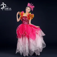 China Supplier Wholesale Open Hot Sexy Girl Photo Can can Dance Costume/Stage Clothing & Accessories