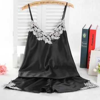 

Sexy Summer Womens 2PC Robe Bath Gown Strap Top Pants Pajamas Sets Sleepwear Lady Home Wear Nightgown Suit Sleepshirts M-XXL