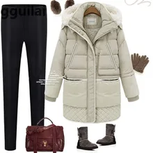 Модное ветрозащитное пальто новая мода весна осень Женская куртка женская с длинным рукавом теплая хлопковая