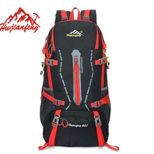 45L Outdoor Travel Luggage Bag Backpack Canvas Mountain Hiking Camping Tactical Rucksack Large Capacity Men Women