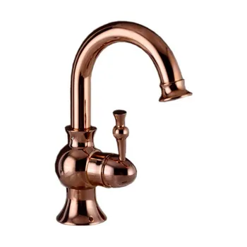 

Swivel Spout Luxury Rose Golden Brass Single Handle Kitchen Sink Faucet Mixer Tap Cgf015