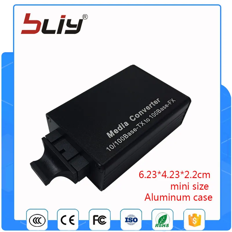 100 м одиночный режим двойного волокна мини media converter Ethernet Media Converter с мини Размер