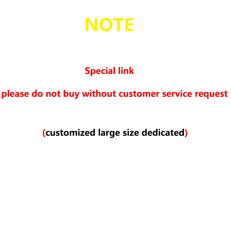 

Please do not place this product on your own when there is no customer service consultation customized large size
