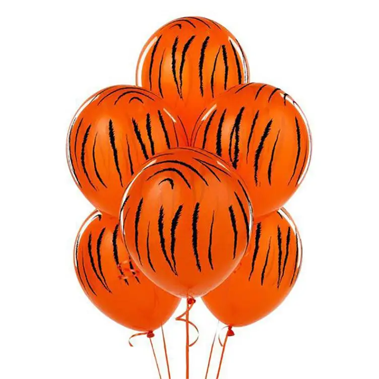 8 шт воздушные шарики в виде животных джунгли сафари вечерние животных латексные воздушные шары на тему зоопарка вечерние шарик для дня рождения вечерние украшения suplies - Цвет: style 3