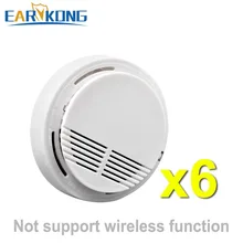 Независимый детектор дыма датчик пожарной сигнализации для внутреннего дома безопасности сада безопасности CX-SM-06