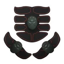 EMS тренажер для массажа мышц электронный массажер abs стимулятор мышц фитнес-инструменты для наращивания мышц подходит для рук живота