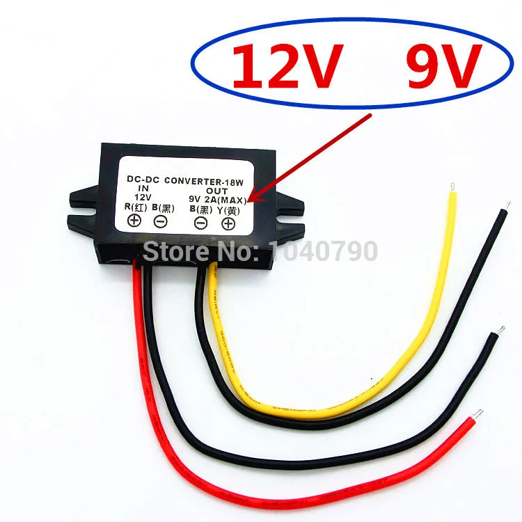 Напряжение Регулятор 12V постоянного тока до 9V автомобильные блоки питания конвертер постоянного тока Напряжение стабилизатор dc-dc источники Напряжение