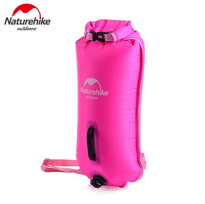 Pink Naturehike 28L заплечный гермомешок плавающий большой емкости Дрифтинг мешок три слоя Открытый Путешествия Водонепроницаемый Кемпинг Альпинизм - Цвет: Pink