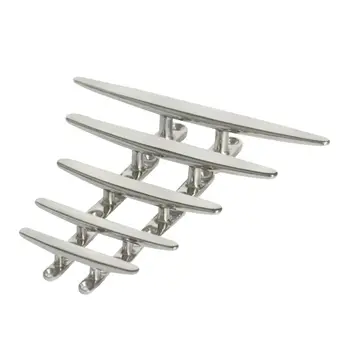 316 Stainless Steel Boat Cleat. Low Flat Cleat. Deck Cleat. 4 5 6 8 10 Lock bolt Boat 316 Stainless Steel