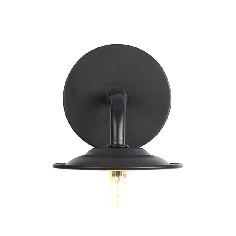Nordic Single Head LED Wall Lamp Iron Black Modern Mini Wall Light Fixtures Home Deco Antique Sconce Lights Indoor Lighting Nordic Single Head LED Wall Lamp Iron Black Modern Mini Wall Light Fixtures Home Deco Antique Sconce Lights Indoor Lighting