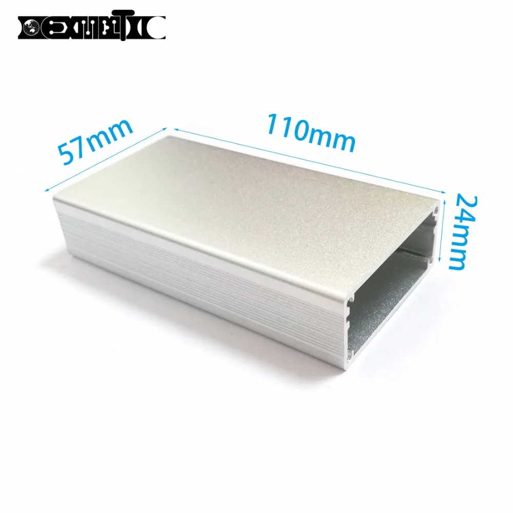 Алюминий коробка проект электрика корпус DIY 24 (0,94 ") X57 (2,24") x110mm (4,32 ")