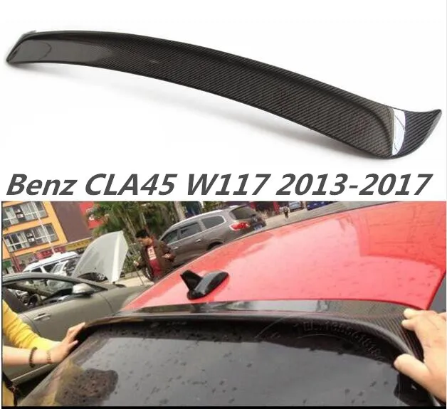 

Carbon Fiber CAR REAR WING TRUNK ROOF TOP SPOILER FOR BENZ CLA CLASS W117 C117 180 200 220 250 260 CLA45 2013-2018