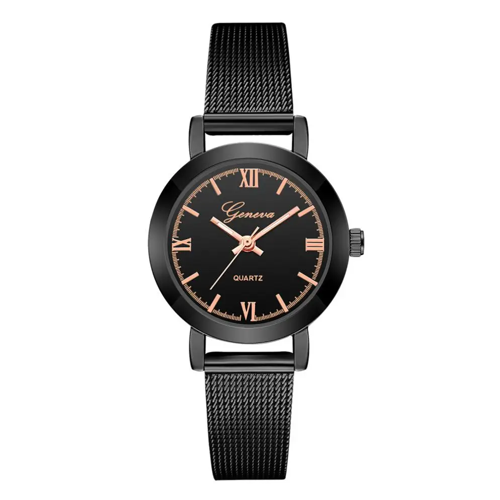 2018 Fashion Luxury Watch Ladies Women Stainless Steel Watch Analog