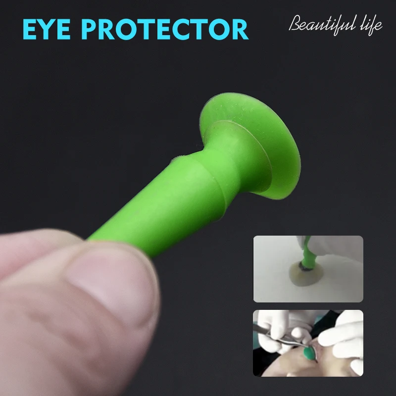

Ophthalmic Eye Instrument Tool Silicagel Plastic Surgery Eye Protector Eye Protection Cover Lid Board Eyelid Tool Artificial eye