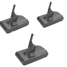 3PCS V8 3500mAh 21.6V Battery For Dyson V8 Battery Absolute V8 Animal Li-ion Vacuum Cleaner Rechargeable BATTERY 3.5Ah 3PCS V8 3500mAh 21.6V Battery For Dyson V8 Battery Absolute V8 Animal Li-ion Vacuum Cleaner Rechargeable BATTERY 3.5Ah