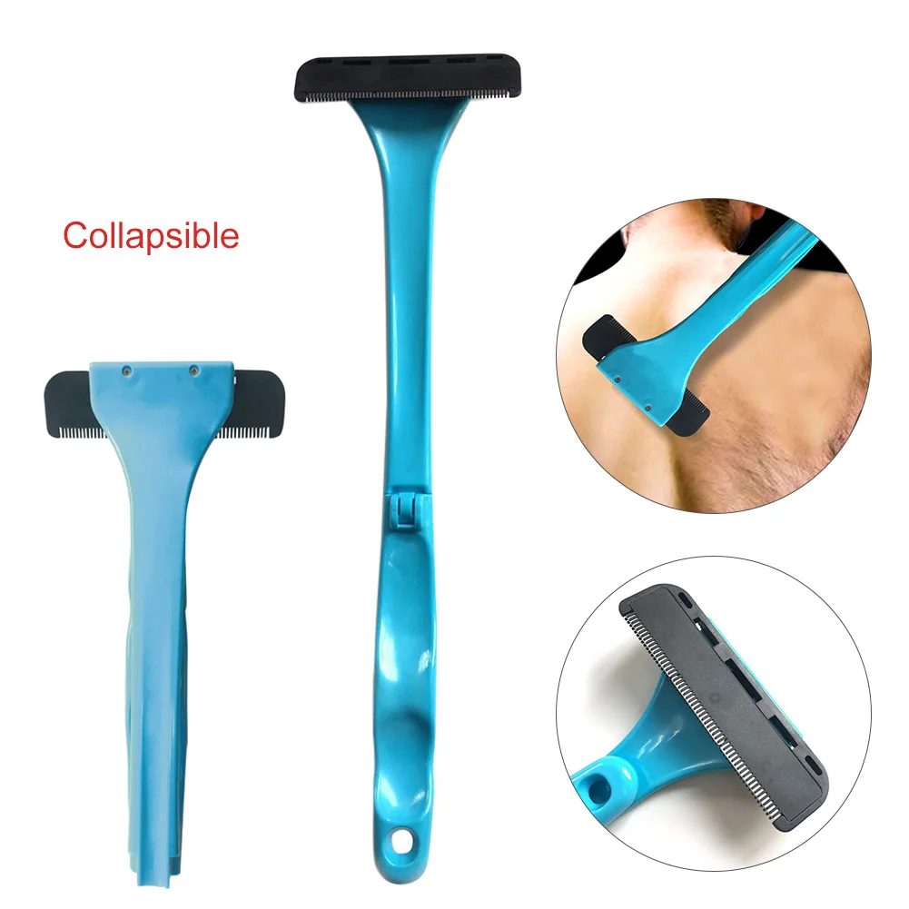 

New arrival Professional Manual Back Shaver Folding Long Handle Razor Hair Remover Device Body Groomer Shaving Tool
