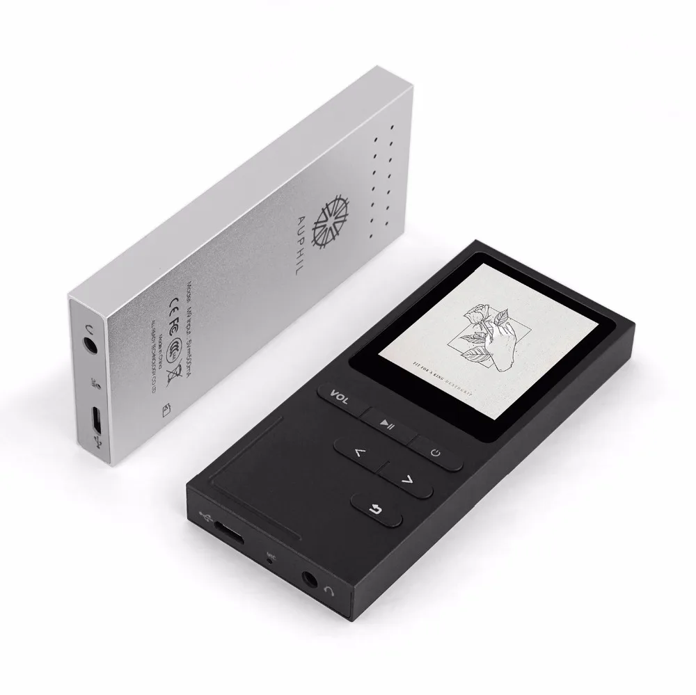 MP3 плеер AUPHIL X12 без потерь музыкальный 50 часов воспроизведения встроенный динамик