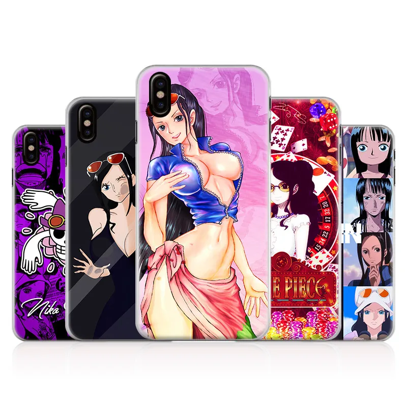 

One Piece OP Nico Robin Anime Phone Case Cover Shell For Apple iPhone X 8Plus 8 7Plus 7 6sPlus 6s 6Plus 6 5 5S SE