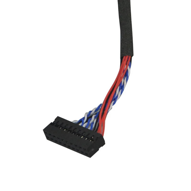 FIX-D6 30Pin LVDS кабель для HDMI контроллера 1ch 6bit 6 бит 26 см для 14,1 15,0 15,4 дюйма TFT lcd панель LVDS дисплей