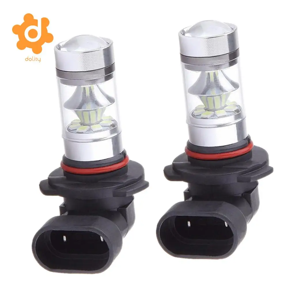 Baoblaze 2 Pieces Car 9006 HB4 100W Ice Blue LED Bulb for Fog Running DRL Light Lamp