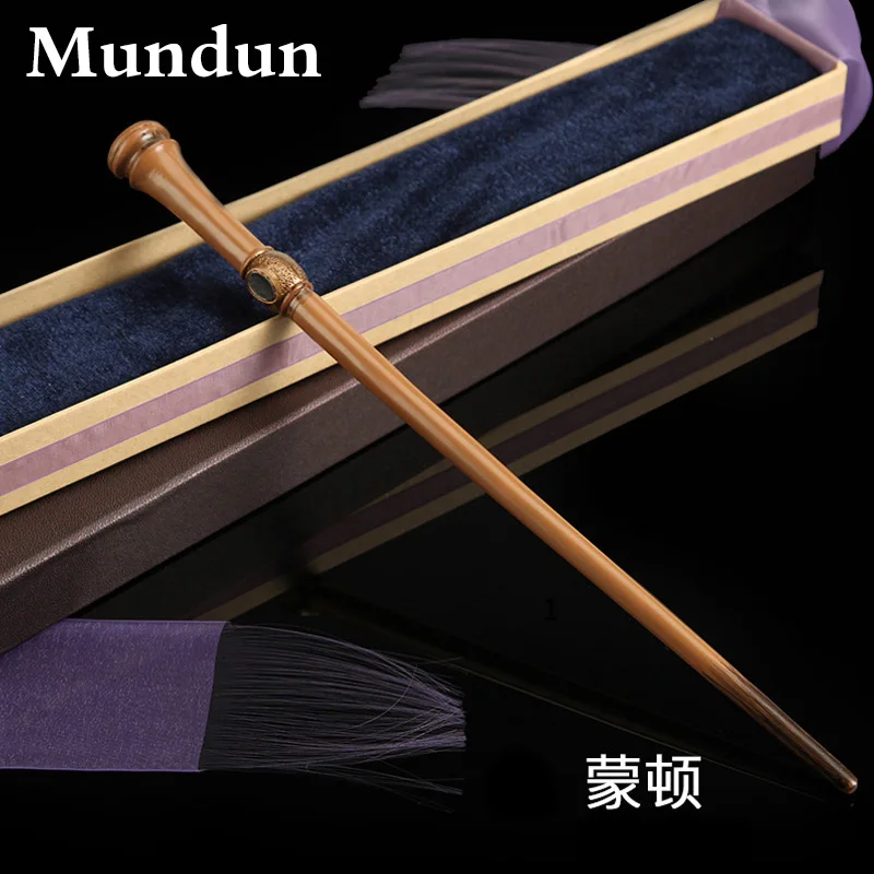 35 Style Harri Potter Magic Wand Colsplay Toy Dumbledore Old Wand  Metal Iron Core Elegant Ribbon Gifts For Boy Christmas Gifts 