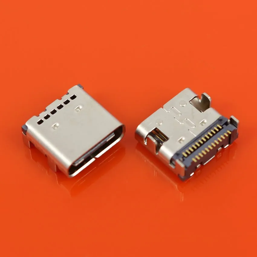 

1x New 24 pin Type C USB Female Jack C micro USB 3.1 Power jack socket Connector Charge charging Dock port Plug Hot