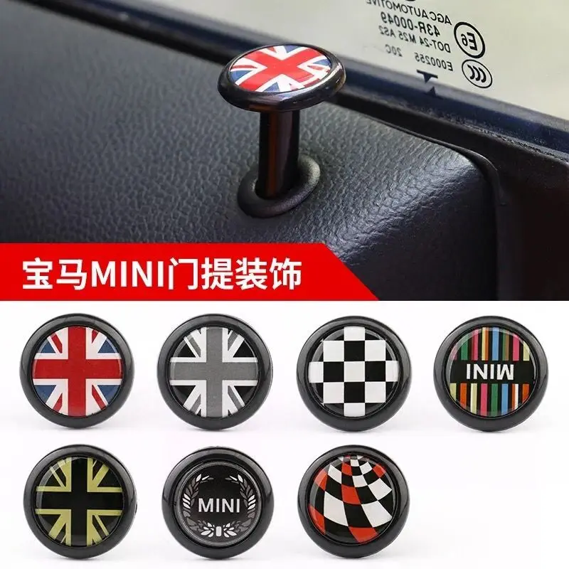 

Auto Interior Door Lock Pin Cover Sticker for BMW MINI COOPER JCW One+ S Countryman Clubman F55 R60 Car Styling Accessories